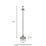 Trafalgar Nickel Palm Tree Floor Lamp from Roseland Furniture