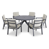 Maze New York 6 Seat Round Dining Set from Roseland Furniture