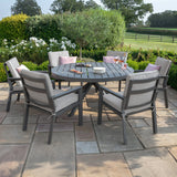 Maze New York 6 Seat Round Dining Set