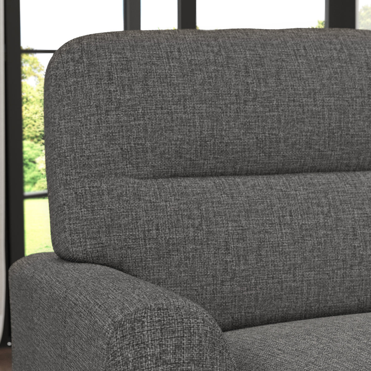 Foxton Charcoal 2 Seater Sofa from Roseland Furniture