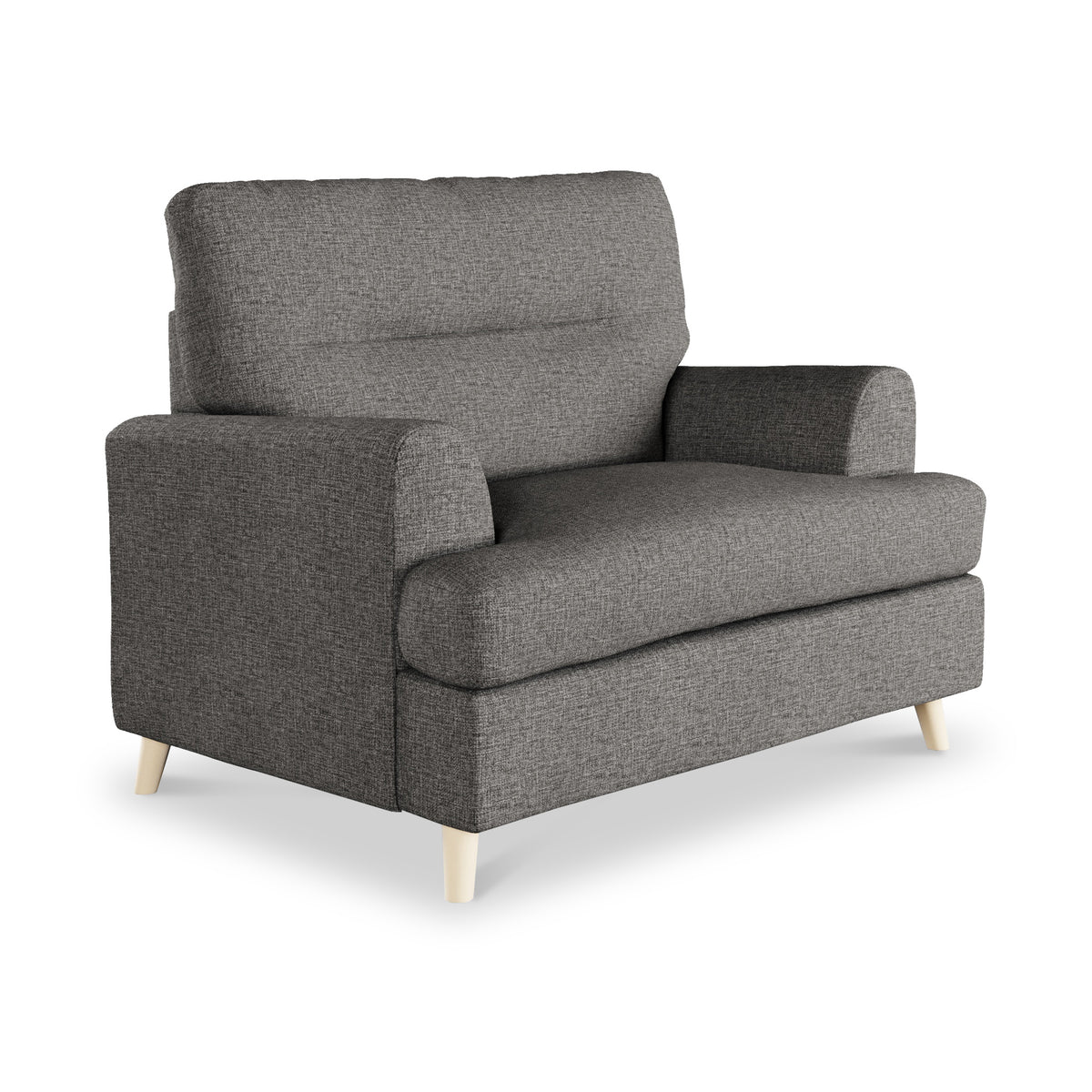 Foxton Charcoal Snuggler Armchair from Roseland furniture