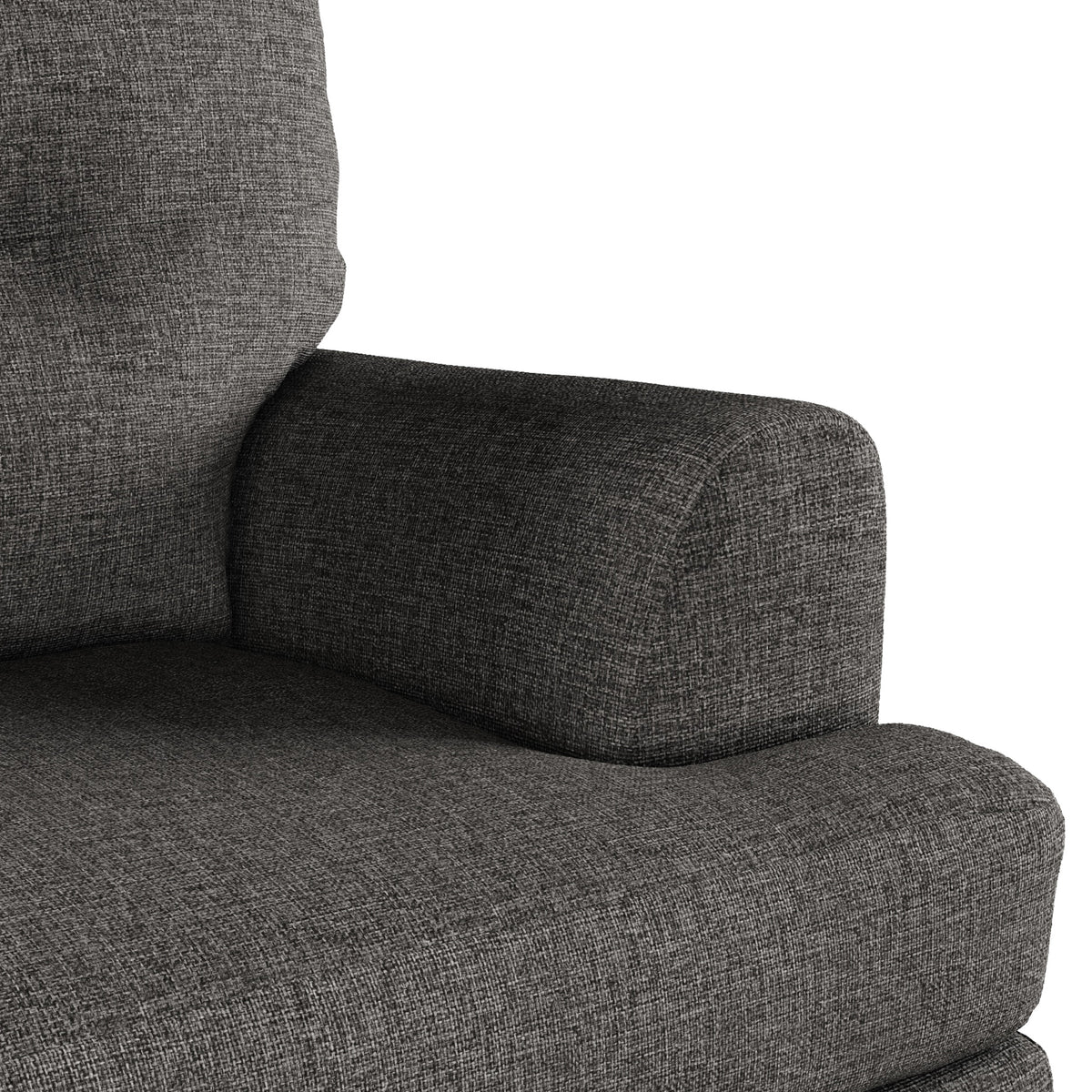 Foxton Charcoal Snuggler Armchair from Roseland furniture