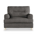 Foxton Charcoal Snuggler Armchair from Roseland furniture