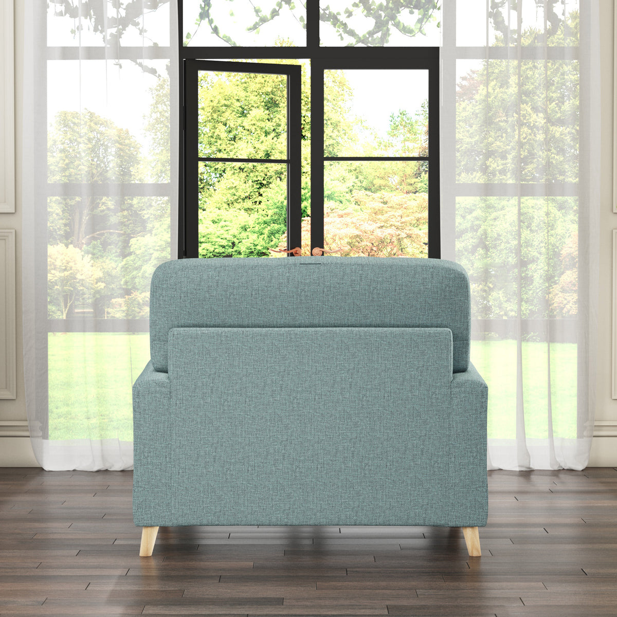 Foxton Teal Snuggler Armchair from Roseland furniture