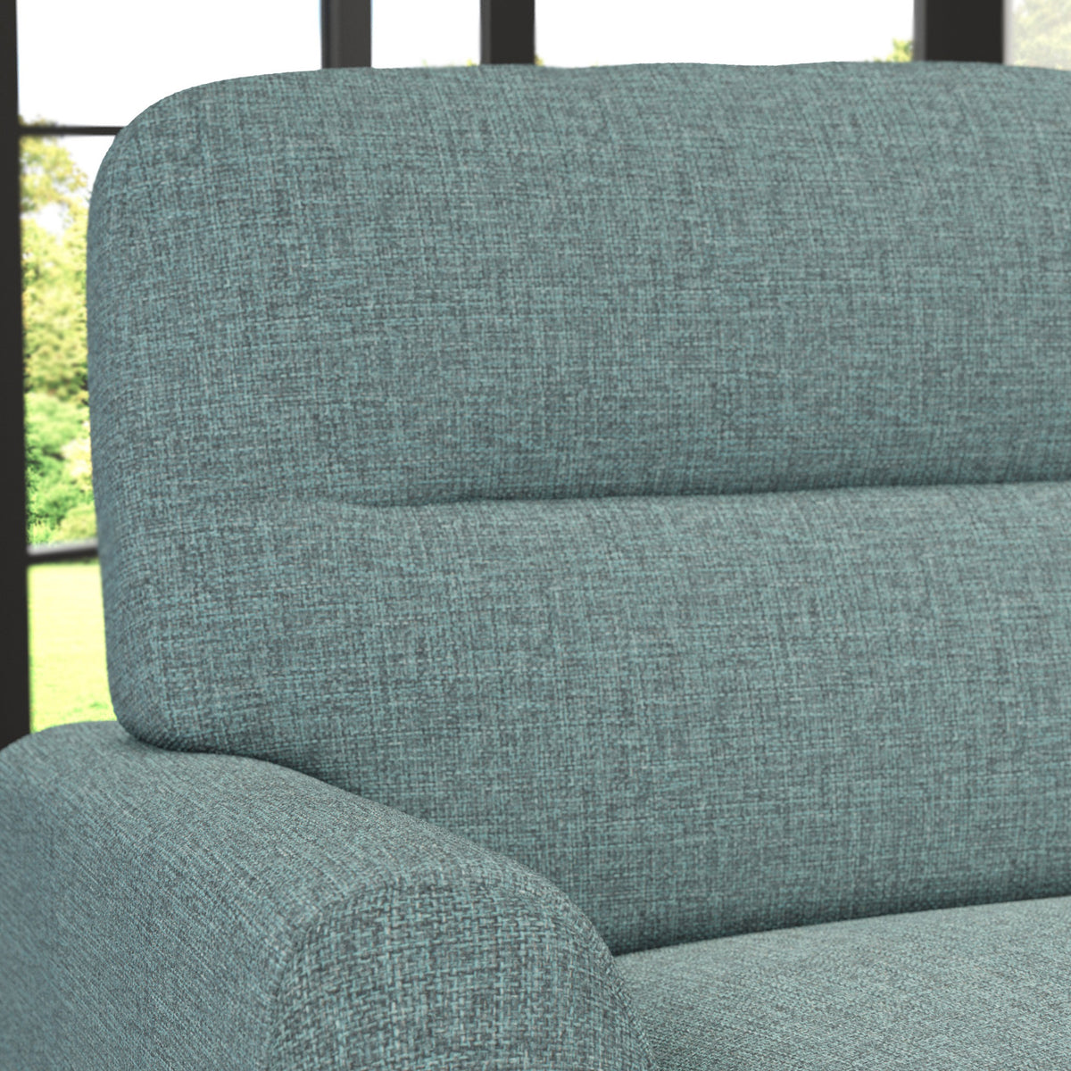 Foxton Teal Snuggler Armchair from Roseland furniture