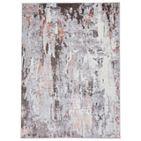 Aldrin Rose Distressed Metallic Effect Rug from Roseland furniture