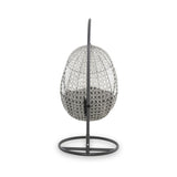 Maze Ascot Grey Outdoor Hanging Egg Chair from Roseland Furniture