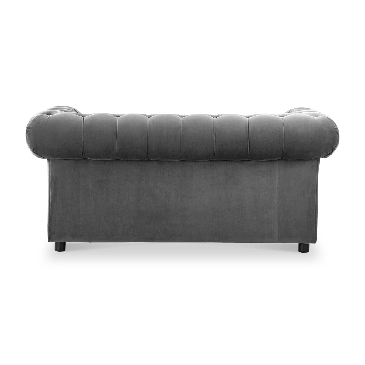 Kingswell-velvet-2-seater-sofa-grey from Roseland Furniture