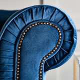 Kingswell-velvet-2-seater-sofa-indigo from Roseland Furniture