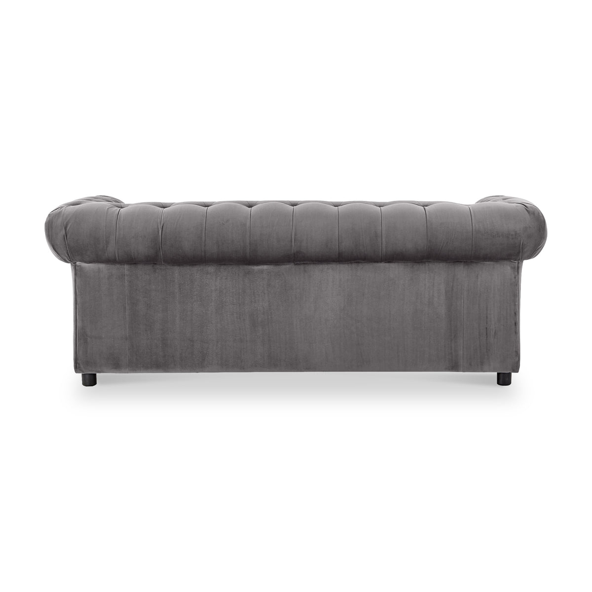 Kingswell-velvet-3-seater-sofa-grey from Roseland Furniture