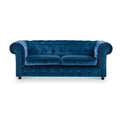 Kingswell-velvet-3-seater-sofa-indigo from Roseland Furniture