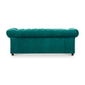 Kingswell-velvet-3-seater-sofa-teal from Roseland Furniture