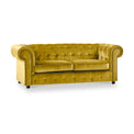 Kingswell-velvet-3-seater-sofa-turmeric from Roseland Furniture