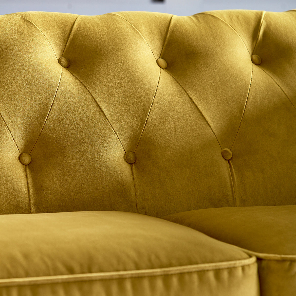 Kingswell-velvet-3-seater-sofa-turmeric from Roseland Furniture