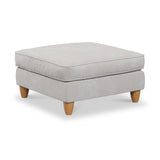 Ashbury Footstool Pearl from Roseland Furniture