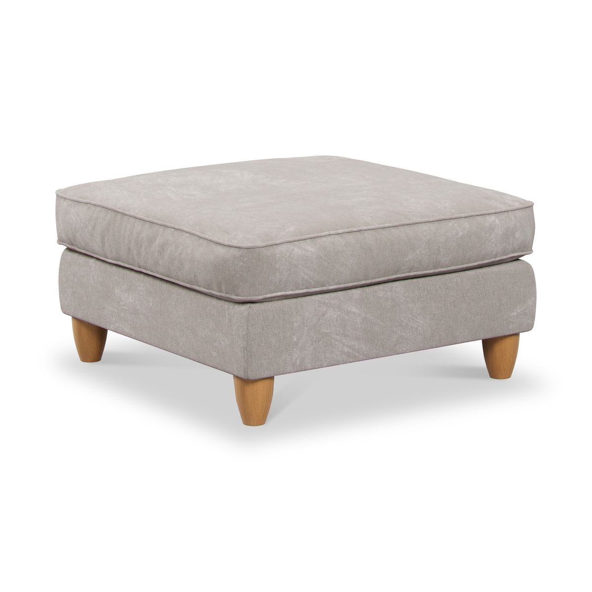 Ashbury Footstool Beige from Roseland Furniture