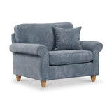 Ashbury Snuggle Chair Steel from Roseland Furniture