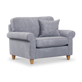 Ashbury Snuggle Chair Anthracite from Roseland Furniture