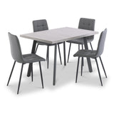 Sigvard-120cm-Rhine-Light-Grey-Dining-Table from Roseland Furniture