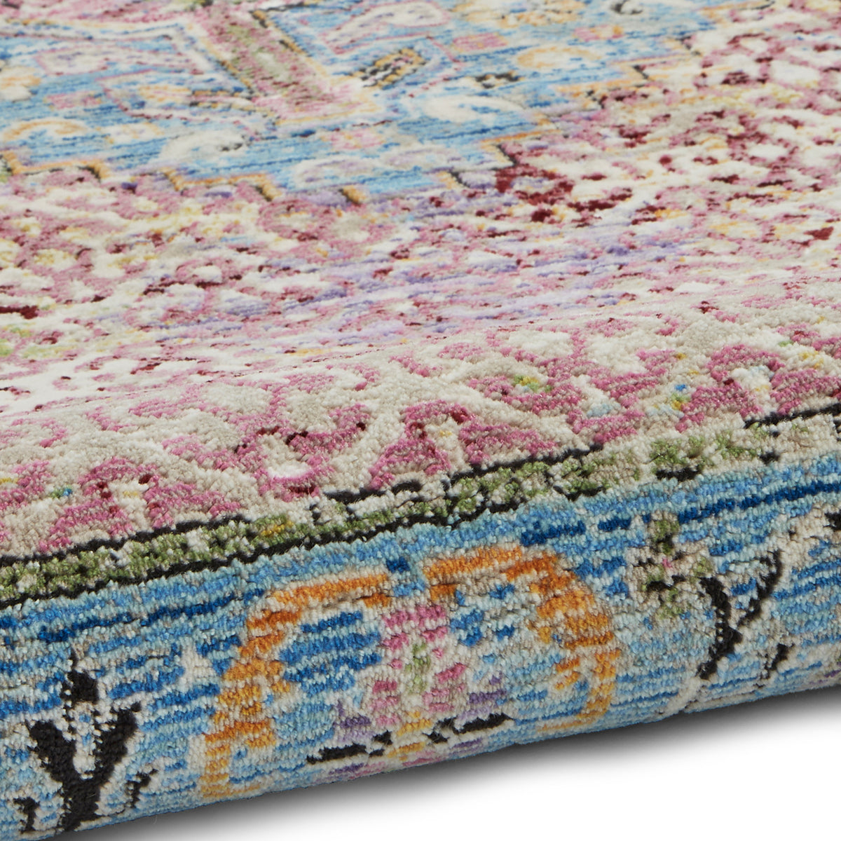 Thea Moroccan Multicoloured Distressed Rug from Roseland Furniture