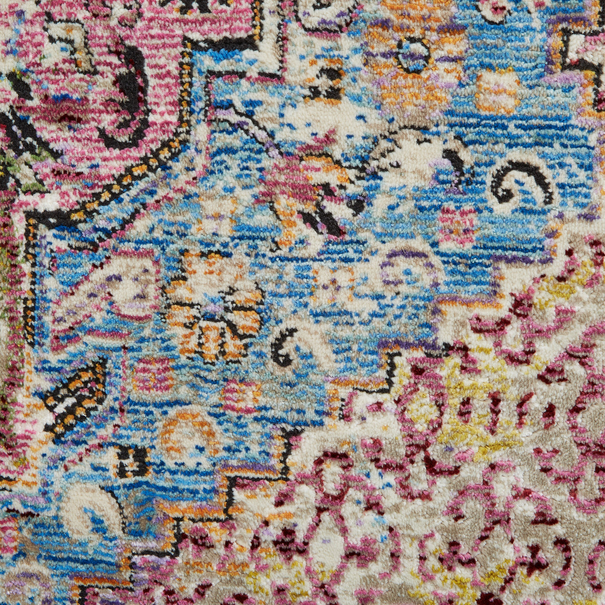 Thea Moroccan Multicoloured Distressed Rug from Roseland Furniture