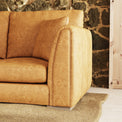 Oakley-faux-leather-3-seater-sofa-tan from Roseland Furniture