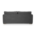 Oakley-faux-leather-3-seater-sofa-charcoal from Roseland Furniture