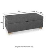 Oakley-faux-leather-storage-footstool-charcoal from Roseland Furniture