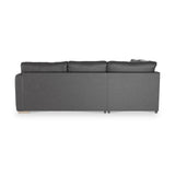 Oakley-faux-leather-lh-corner-sofa-charcoal from Roseland Furniture