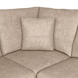 Oakley-faux-leather-lh-corner-sofa-mink from Roseland Furniture