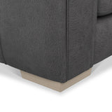 Oakley-faux-leather-rh-corner-sofa-charcoal from Roseland Furniture