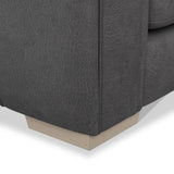 Oakley-faux-leather-snuggler-charcoal from Roseland Furniture