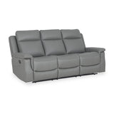 Denbor Leather Recliner 3 Seater Sofa