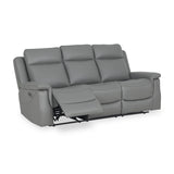 Denbor Electric Leather Recliner 3 Seater Sofa