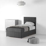 Farrow-Bar-48HB-Divan-Linen-Look-SS-S-No-Storage-Linen-Charcoal Life1 from Roseland Furniture