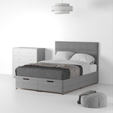 RFBAFH-SK-OT-SS---Farrow-Bar-48HB-Ottoman-Linen-Look-SK-Linen-Silver---Life1 from Roseland Furniture