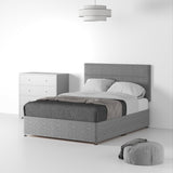 RFBAS-D-NS-SS---Farrow-Bar-26HB-Divan-Linen-Look-SD-K-No-Storage-Linen-Silver---Life1 from Roseland Furniture