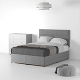 RFBAS-SK-NS-SS---Farrow-Bar-26HB-Divan-Linen-Look-SK-No-Storage-Linen-Silver---Life1 from Roseland Furniture