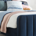 Olivia Midnight Blue Velvet Bed Frame