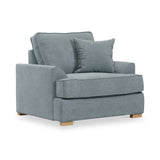 Birchley Soft Chenille Armchair Ice from Roseland Furniture