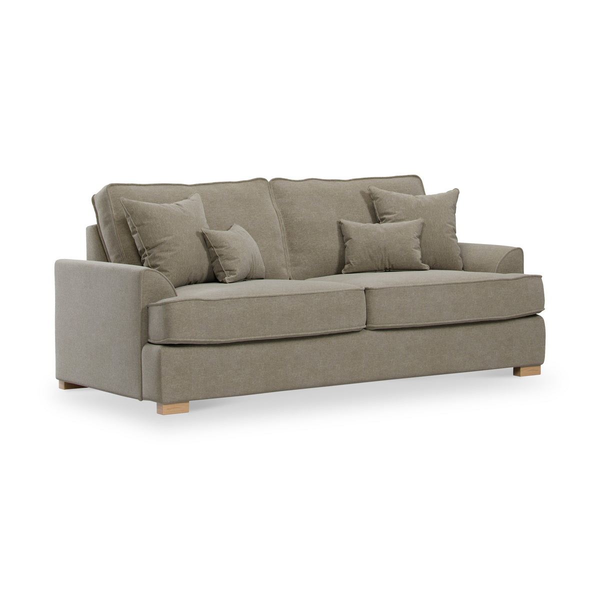 Birchley Soft Chenille 3 Seater Sofa Mink from Roseland Furniture