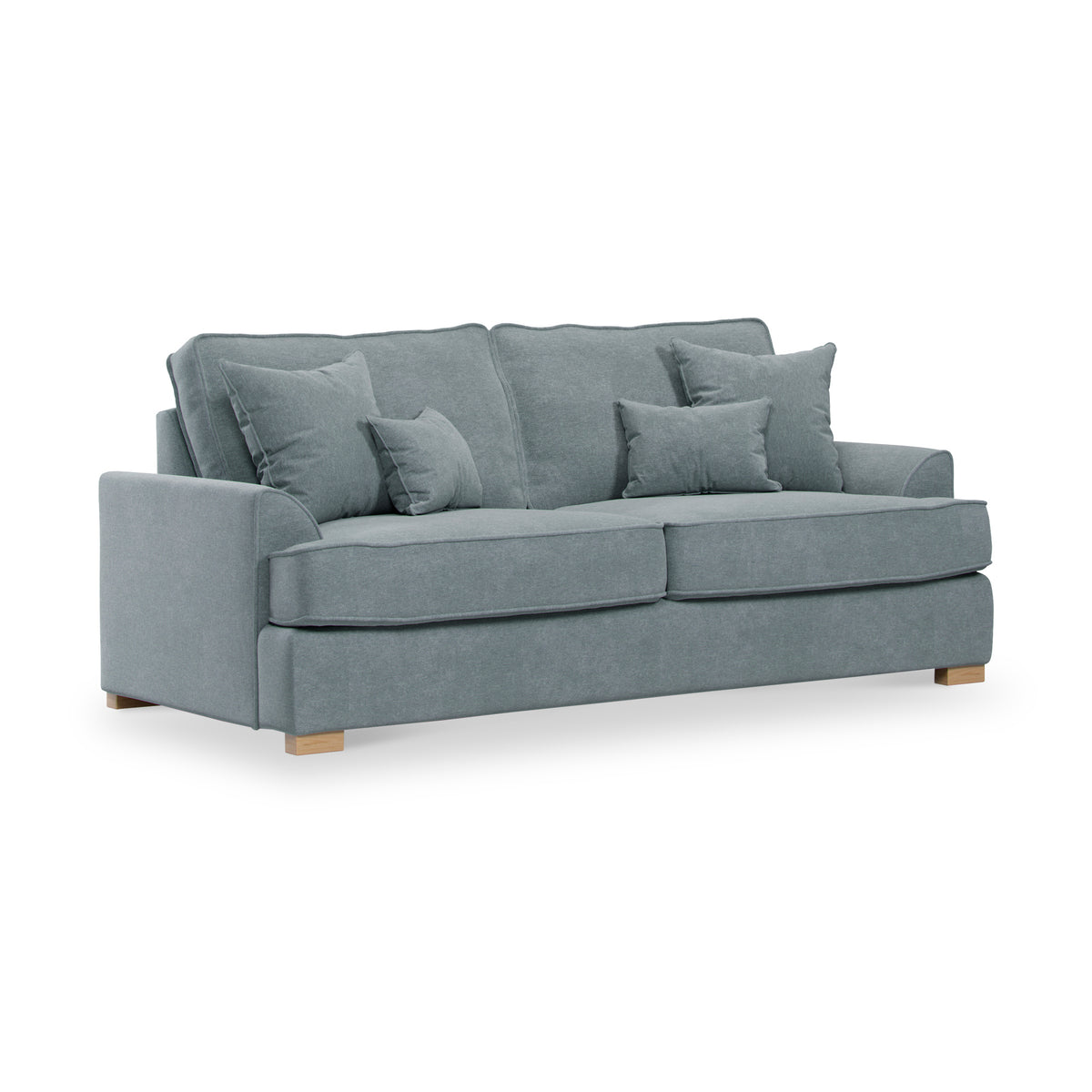 Birchley Soft Chenille 3 Seater Sofa Ice from Roseland Furniture