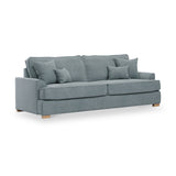 Birchley Soft Chenille 4 Seater Sofa Ice from Roseland Furniture