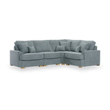 Birchley Soft Chenille LH Corner Sofa Ice from Roseland Furniture