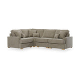 Birchley Soft Chenille RH Corner Sofa Mink from Roseland Furniture