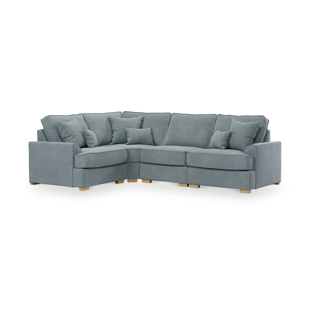 Birchley Soft Chenille RH Corner Sofa Ice from Roseland Furniture