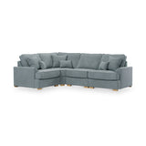 Birchley Soft Chenille RH Corner Sofa Ice from Roseland Furniture