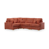 Birchley Soft Chenille RH Corner Sofa Terra from Roseland Furniture