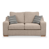 Ashow Beige 2 Seater Sofabed with Maika Dusk Scatter Cushions from Roseland Furniture