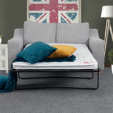 Ashow Silver 2 Seater Sofabed with mattress